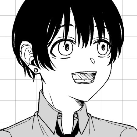 顔が良い男性のモノクロアイコン描きます 正統派な"顔が良い"キャラクターを描きます！ イメージ4