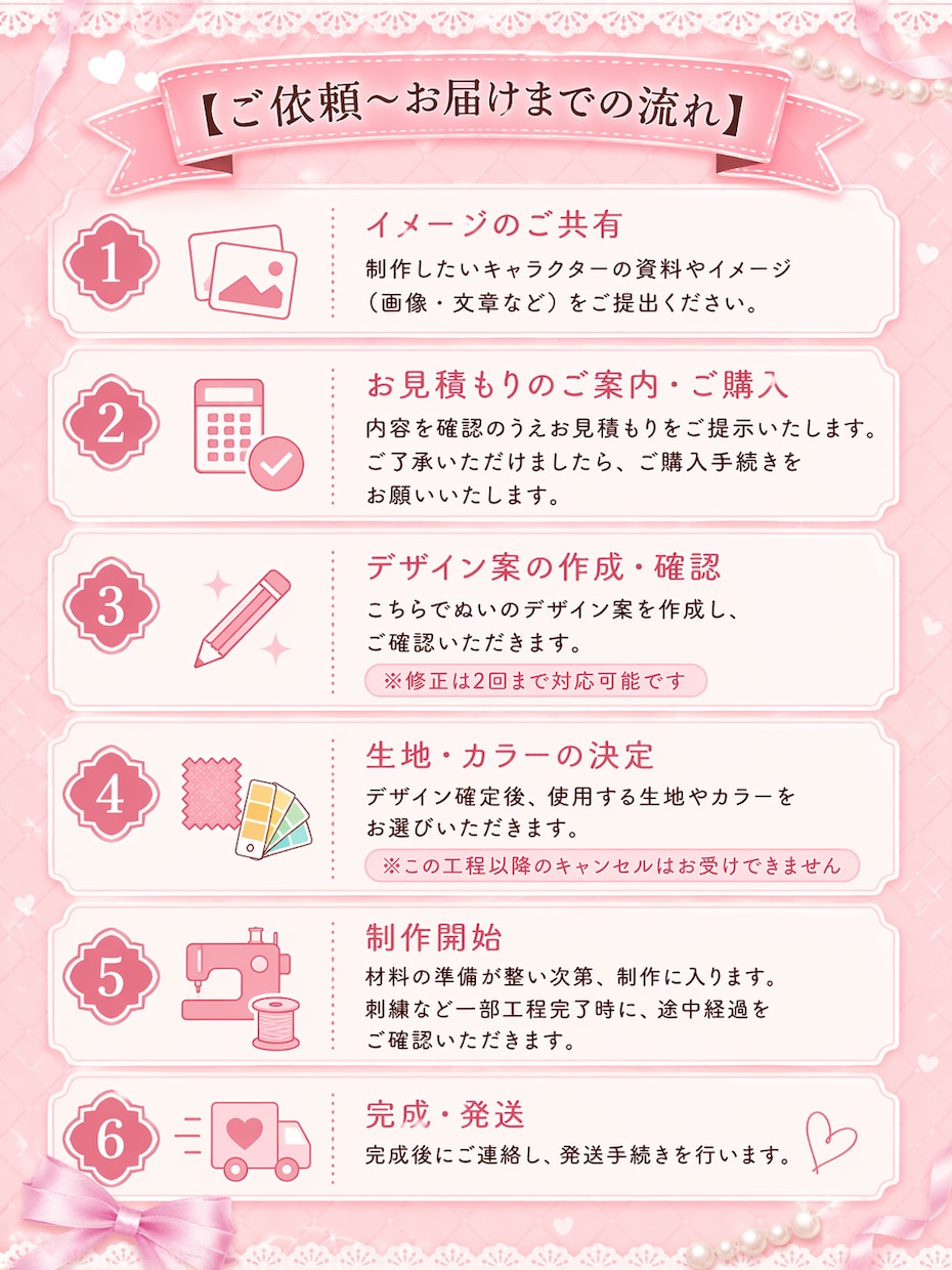 推しぬい・オリジナルぬい作成します 【ご依頼再開！】世界に一つだけのぬいを作成します！ イメージ2