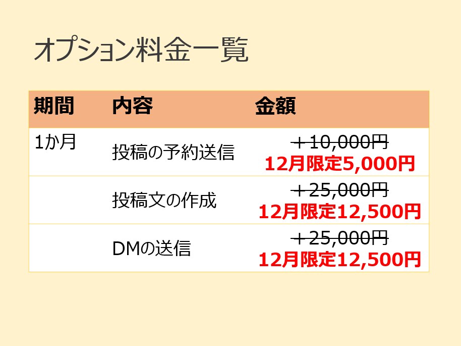 まるっと！Xの運用代行します 12月限定半額★X(旧Twitter)を運用します！ イメージ3