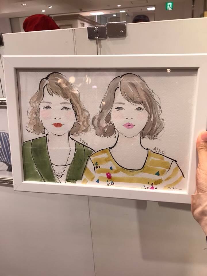 美しい自分、改めて感じる～ファッション系似顔絵ます フェミニンなやさしいタッチで、お部屋のインテリアにもおすすめ イメージ4