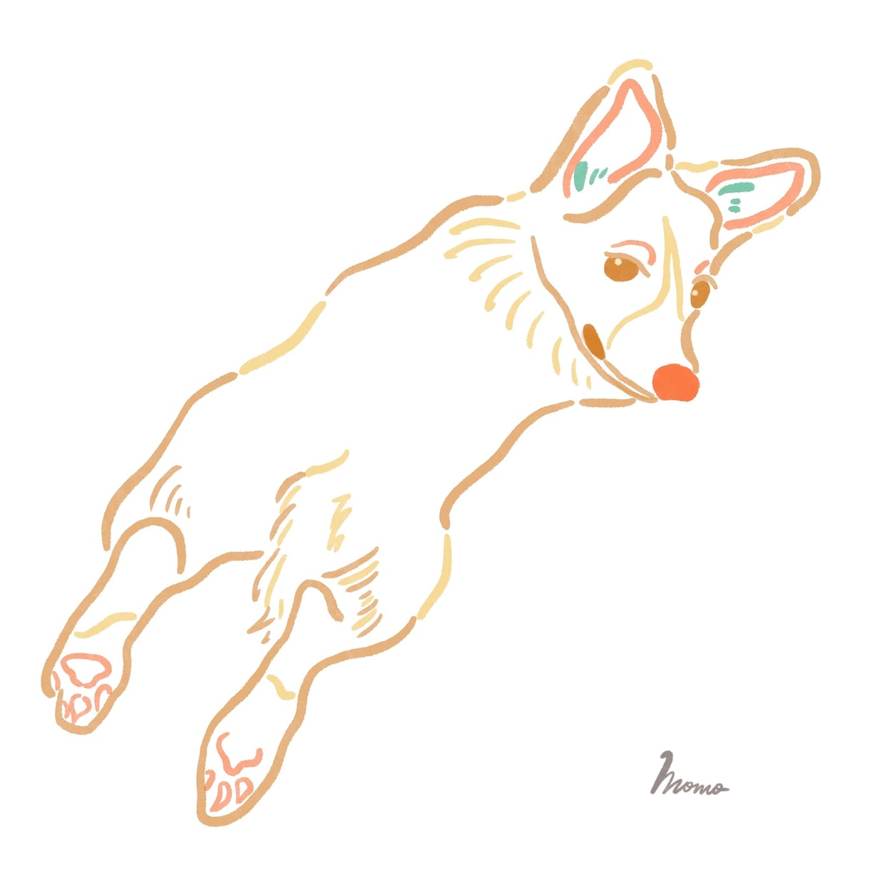 あなたにとって大切な我が子を描きます 愛犬をカラフルでお洒落にイラスト化したいあなたへ イメージ2