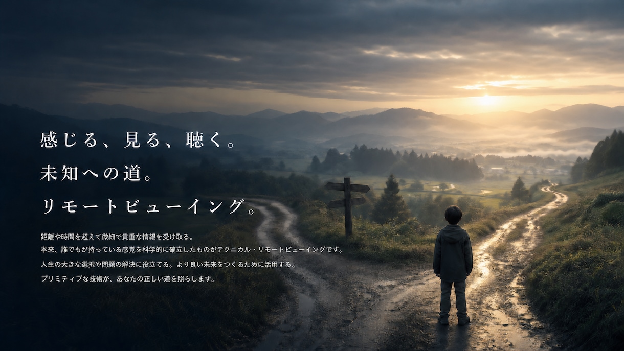 後回しにできない悩みに応えます 特殊能力者が過去と未来を俯瞰、あなたの最適軌道を見つけます イメージ1