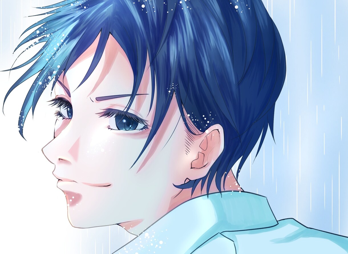 かっこいい男の子のアイコン/イラスト描きます スピード納品！最短2日でお届けできます。 イメージ1