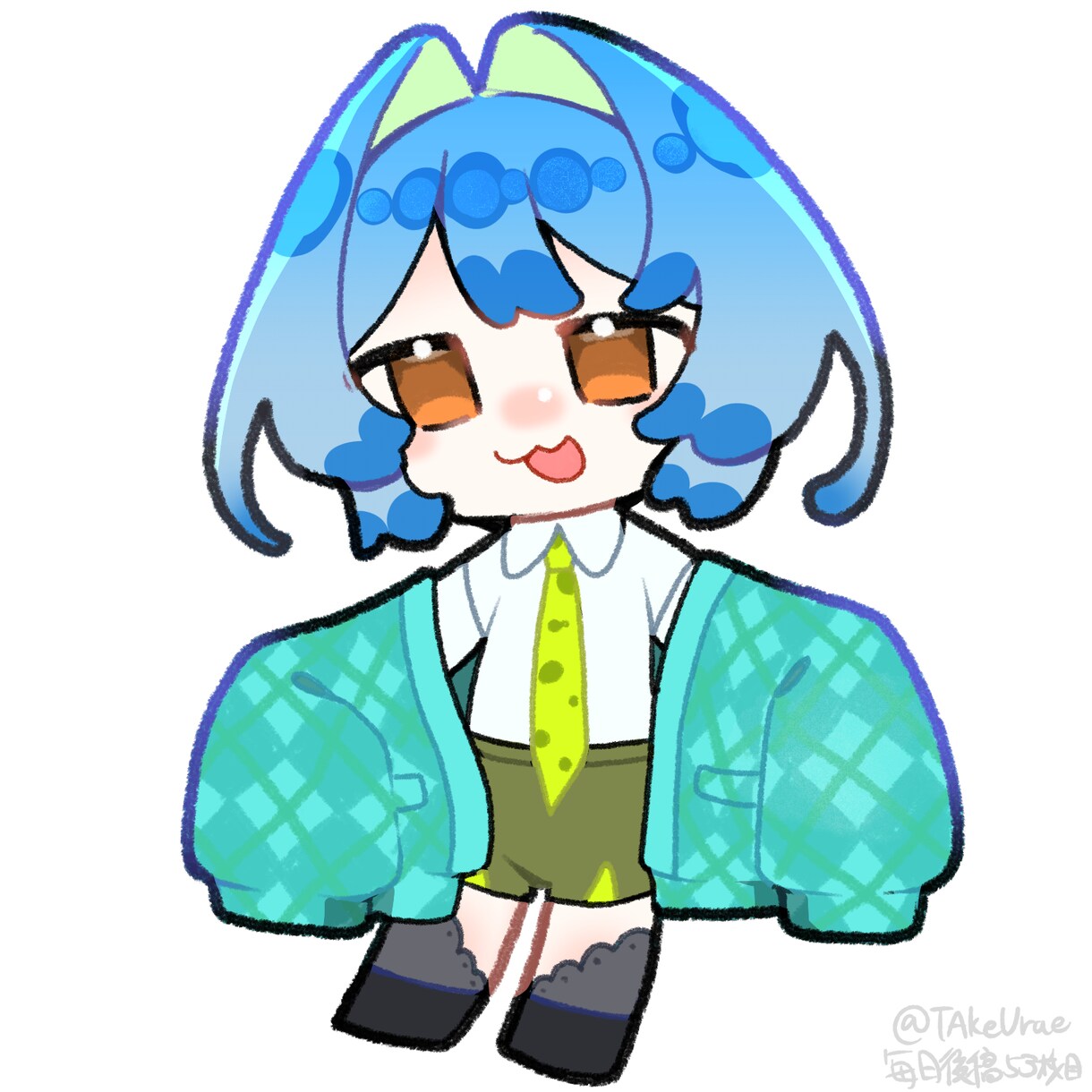 ミニキャラを描きます 配信などなど様々な場面で使用可能なミニキャラを製作します！！ イメージ2