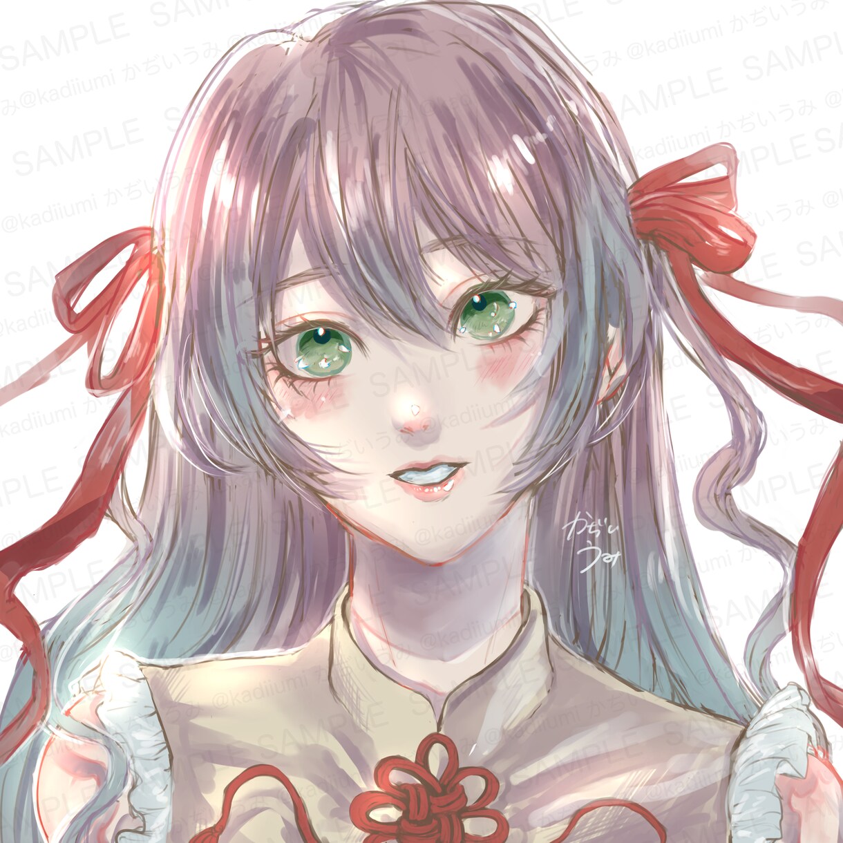 SNS用のイラストアイコン描きます 厚塗りテイストのキレイでかわいいイラストで魅せるアイコンに！ イメージ1