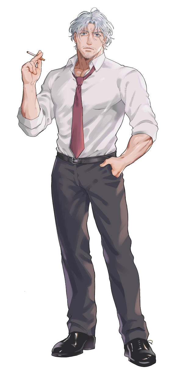 TRPG立ち絵/うちよそ◎雰囲気ある絵描きます イケオジ/男性キャライラストが得意です！ イメージ3