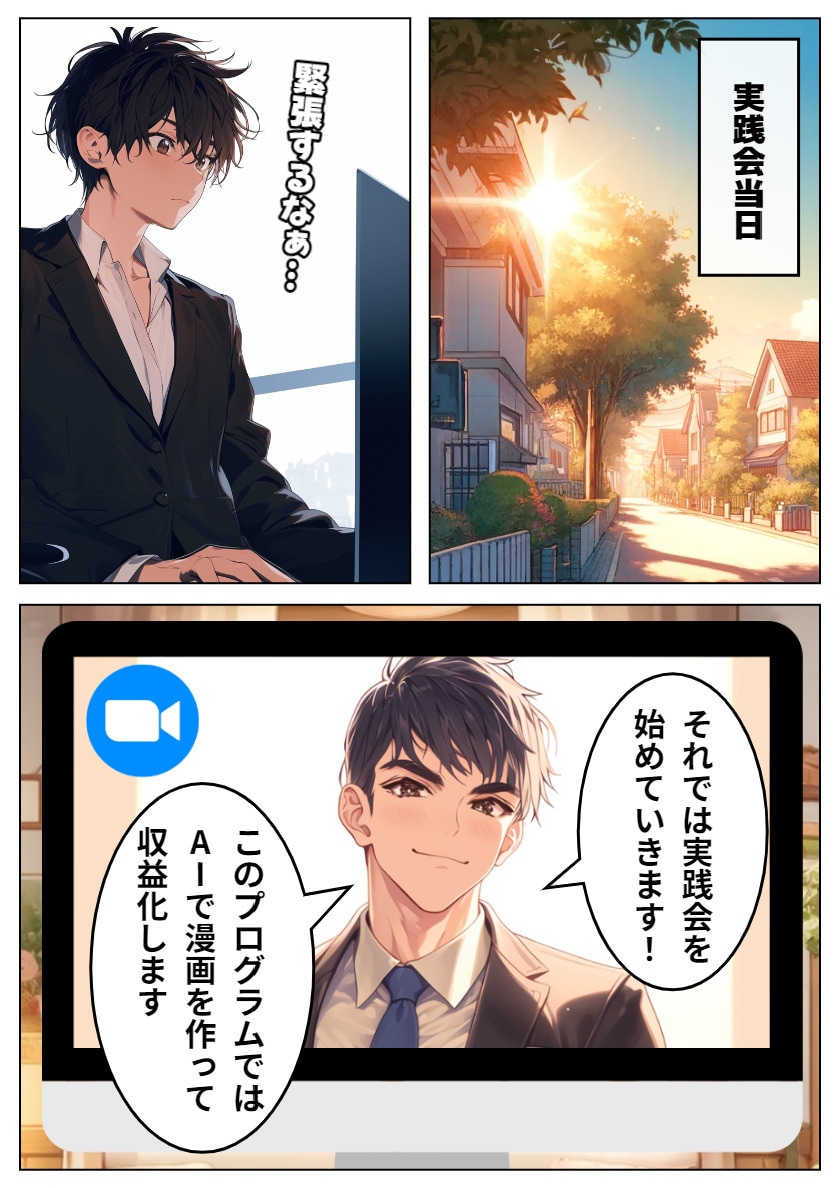 反応率を上げるLP用AI漫画の作り方を教えます マンガ（AI漫画）のLPや電子書籍の出版でセミナー等の集客を イメージ5