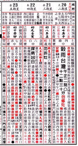 中国伝統の擇日を用いて2023年の吉日を提示します 婚姻届提出、家、車大きな買い物、新規出店などに良い日が分かる イメージ2