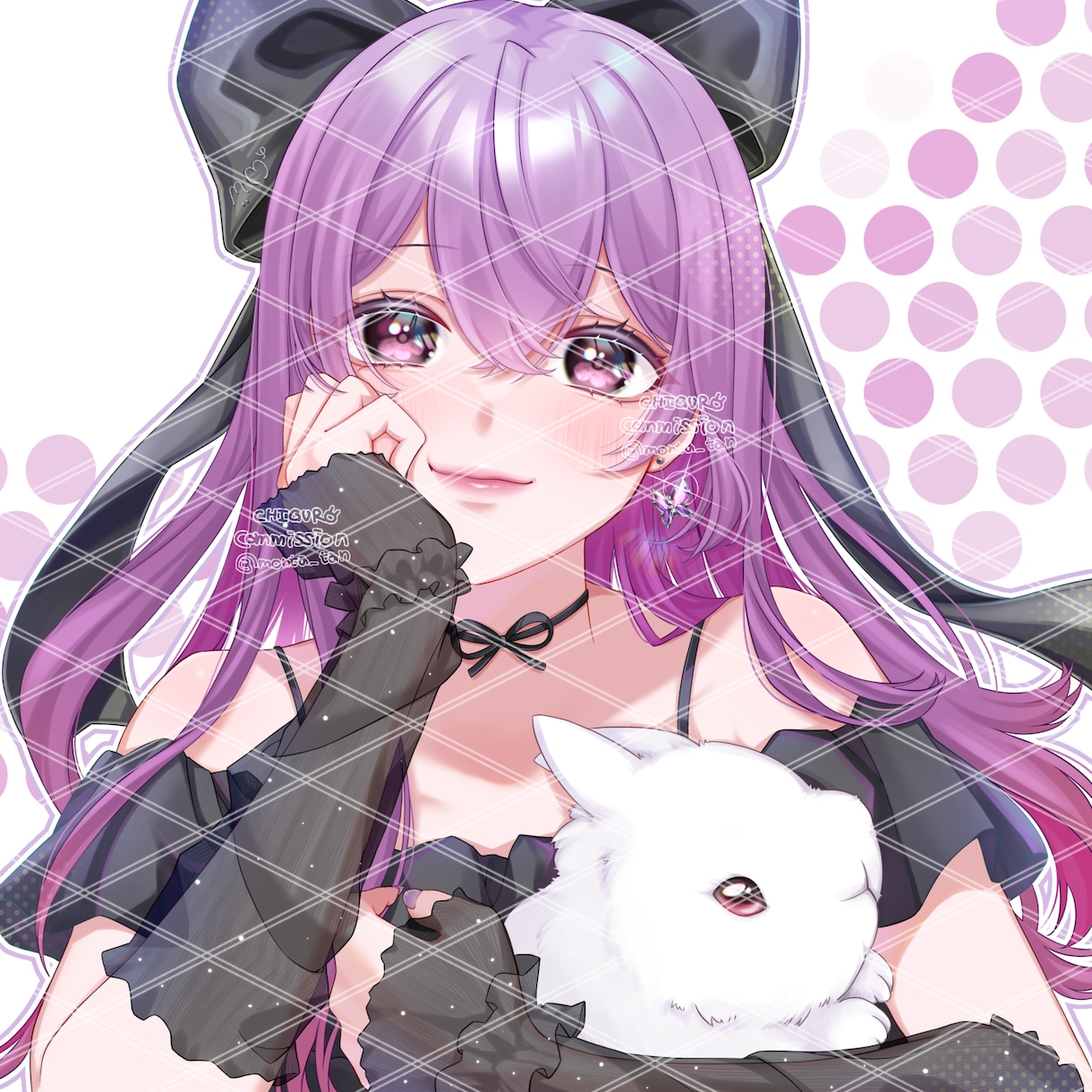 うるうるの可愛いアイコン描きます 【商用利用込!!】貴方だけの特別なイラストをお届け イメージ1