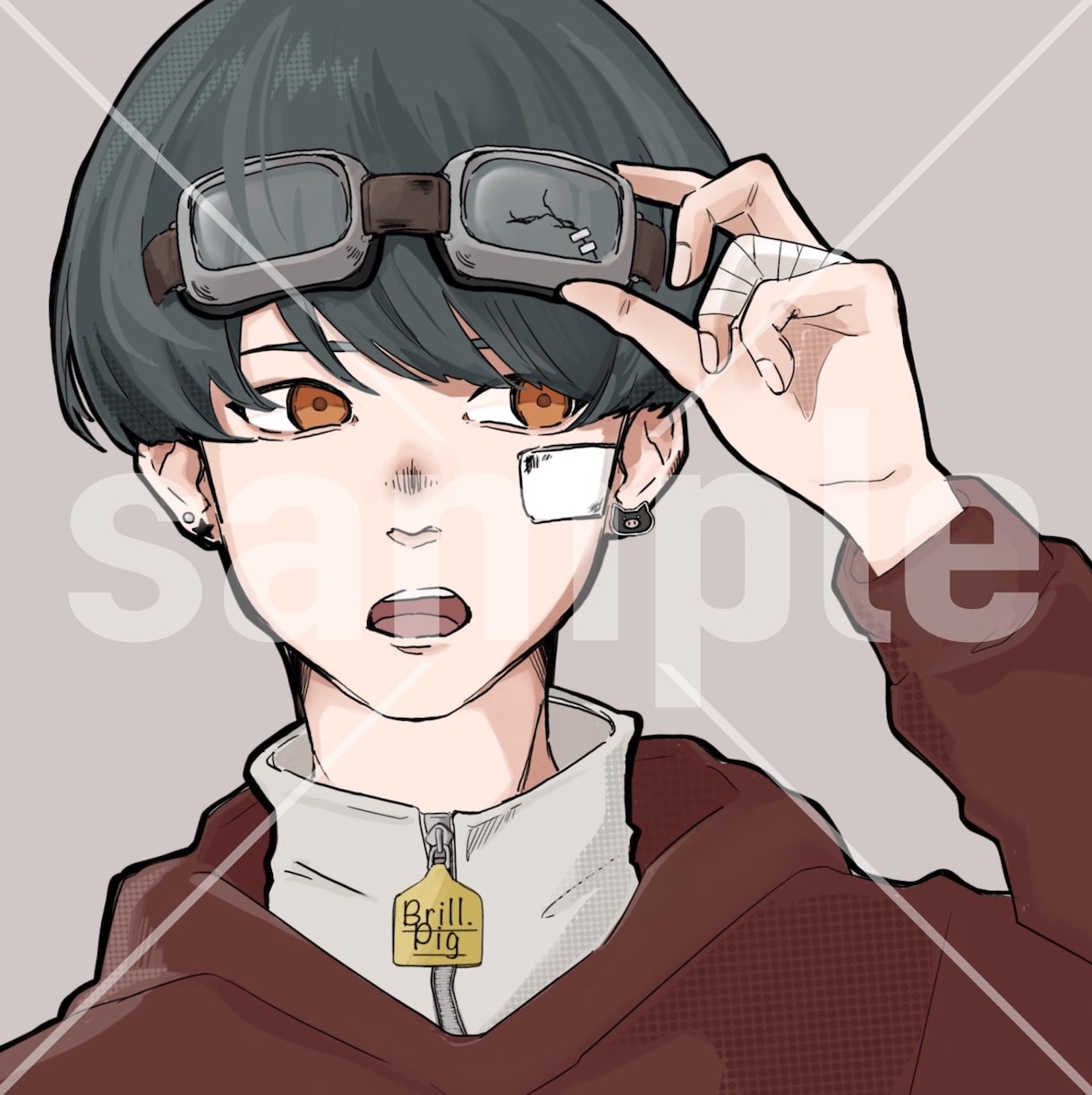 SNS用アイコン描きます あなただけのオシャレなオリジナルアイコン！ イメージ1