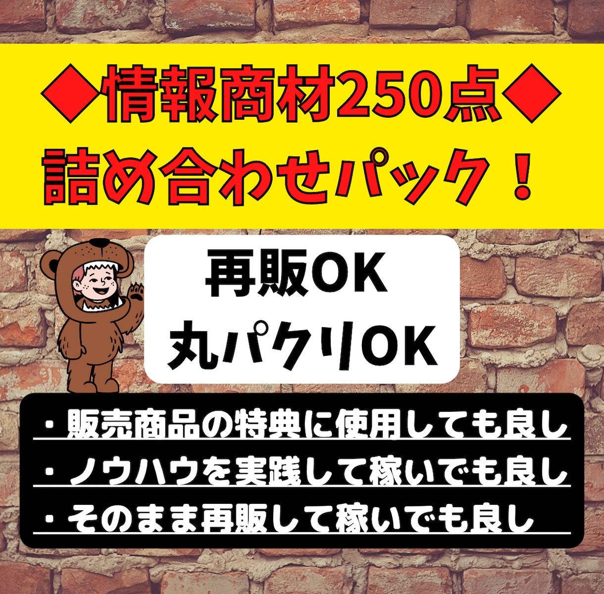 副業商材大量詰め合わせパック！そのまま再販できます 250種類3000ページ以上！ イメージ4
