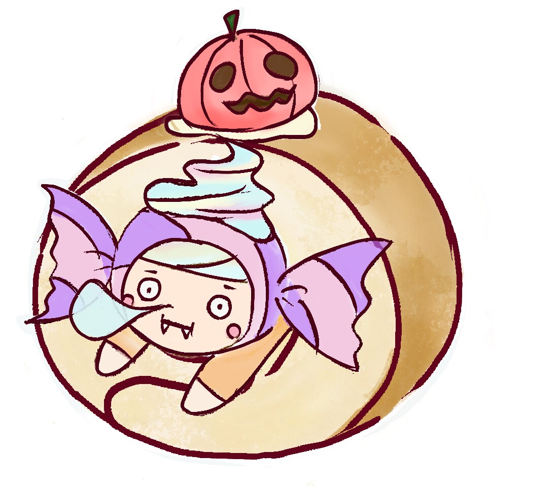ほっこりスイーツ×ゆるキャラのイラストお描きします 見る人の心がふっとやわらぐような世界観を大切にしています。 イメージ3