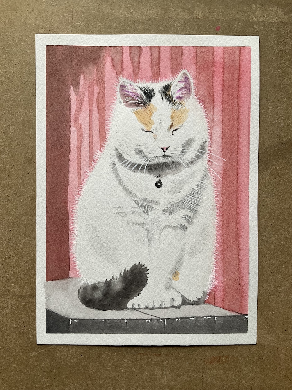 水彩であなたのペットの似顔絵を描きます Ａ5サイズの厚めの水彩紙にペットの似顔絵をリアルに描きます。 イメージ4