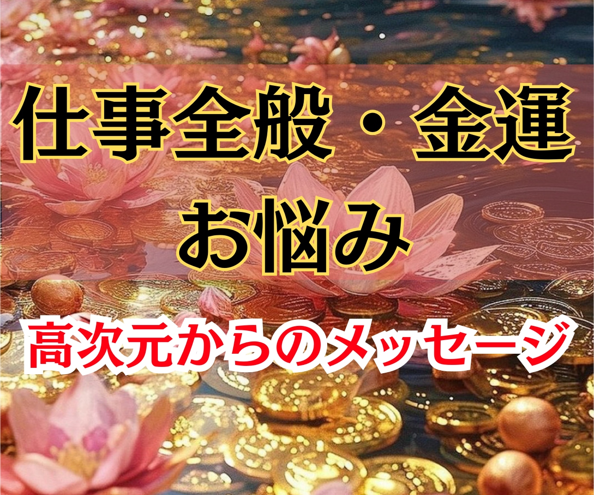 神様と交信して、メッセージをお伝え鑑定します 仕事の悩み　霊視とタロットカードで的中率を高めます イメージ1