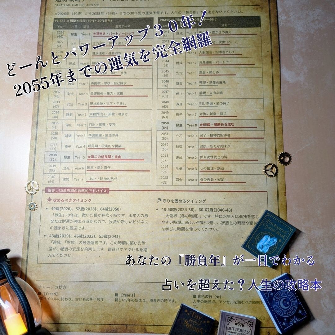 あなた運命分析書「FateKarte」作ります 先着5名様限定！今だけスタートアップご奉仕価格でお届け。 イメージ4