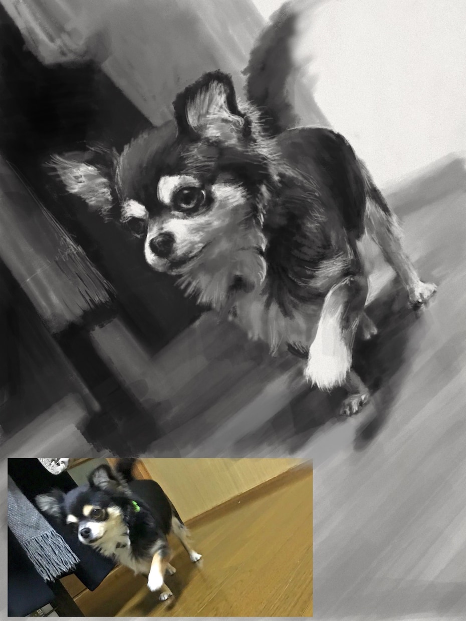 動物の絵を描きます あなたの家の可愛い家族を描きます イメージ2