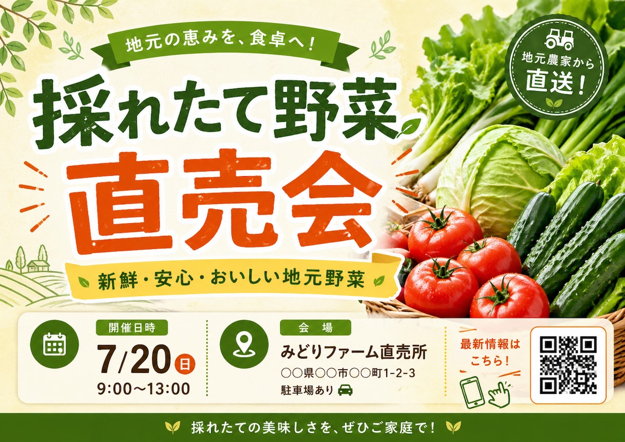売れる農業チラシ作ります 見た目だけで終わらない農産物の価値が伝わるチラシを作ります イメージ6