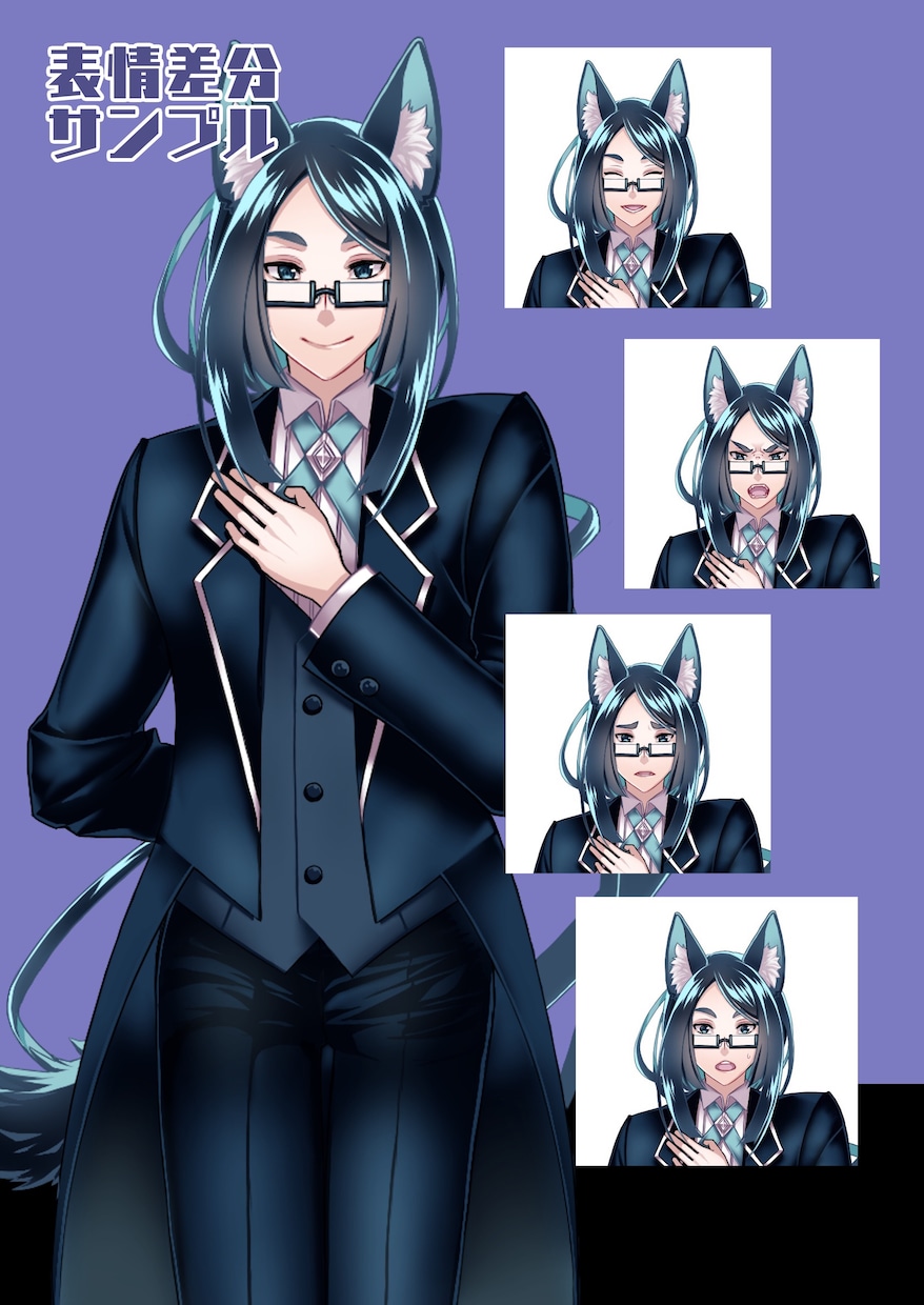TRPGや自作ゲーム用の立ち絵描きます 小説同人誌のキャラデザやTRPGのキャラデザインに最適です! イメージ6