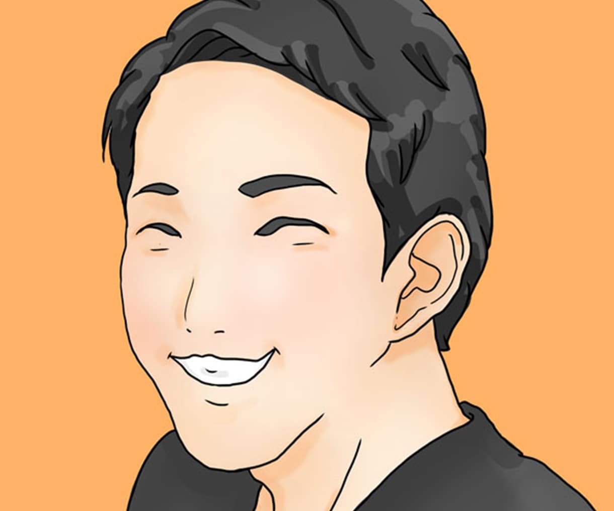 優しい笑顔の似顔絵描きます 暖かさがつたわるイラストです！アイコン利用などに！ イメージ5