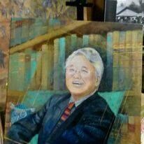 商用利用OKプロ画家がキャンバスに肖像画を描きます ペットもOK・油彩で3号20000円、肖像画を描きます イメージ1
