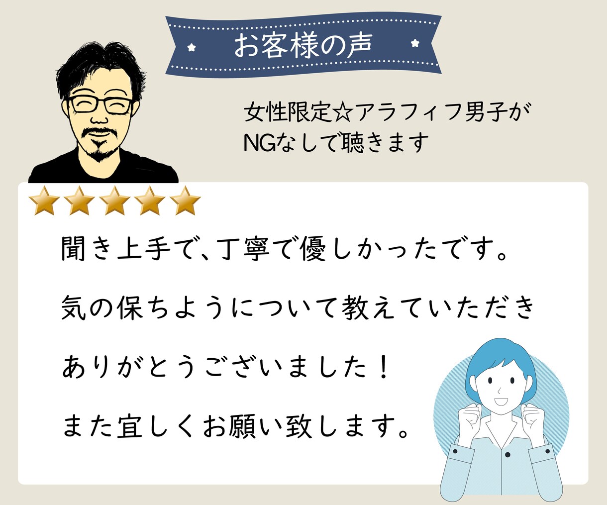 否定も拒絶もなし、あなたの話をやさしく聴きます カウンセリングまではいい、違うと思ったらいつでも切ってOK☕ イメージ3