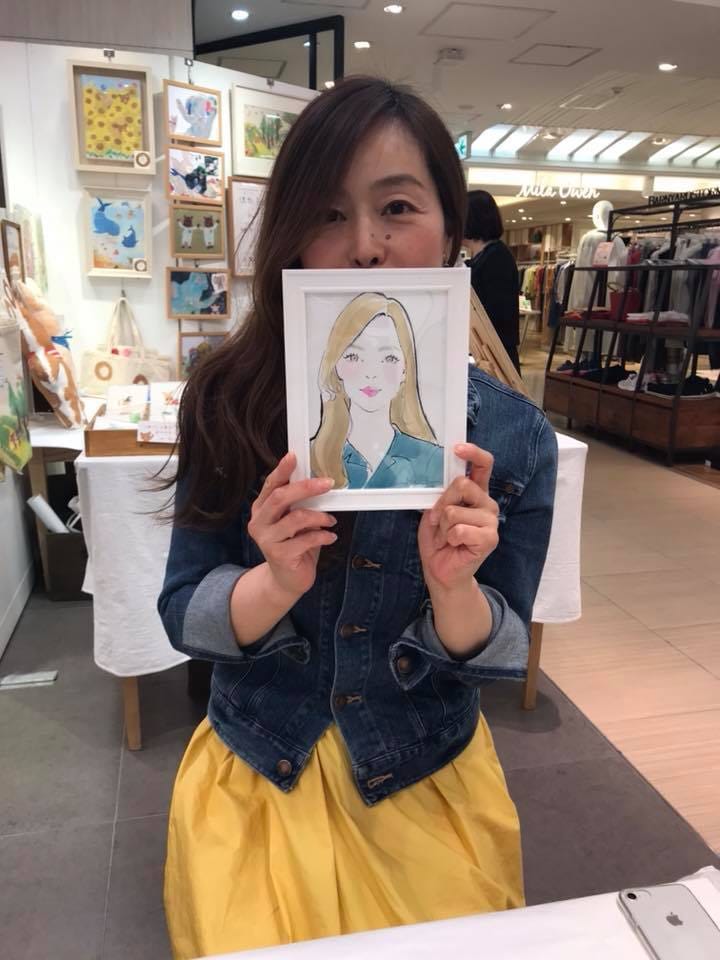 美しい自分、改めて感じる～ファッション系似顔絵ます フェミニンなやさしいタッチで、お部屋のインテリアにもおすすめ イメージ5