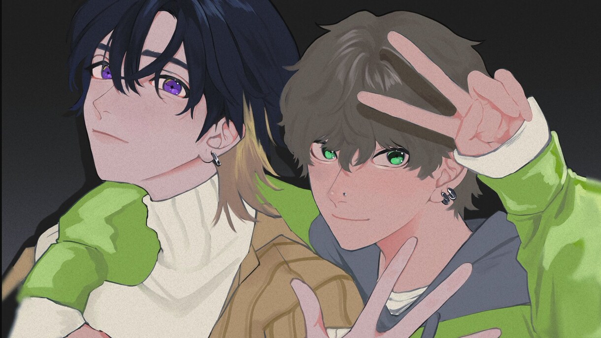 動画サムネイル・配信背景等エモいイラスト描きます 1発で目を引くエモいイラスト描きます。 イメージ7