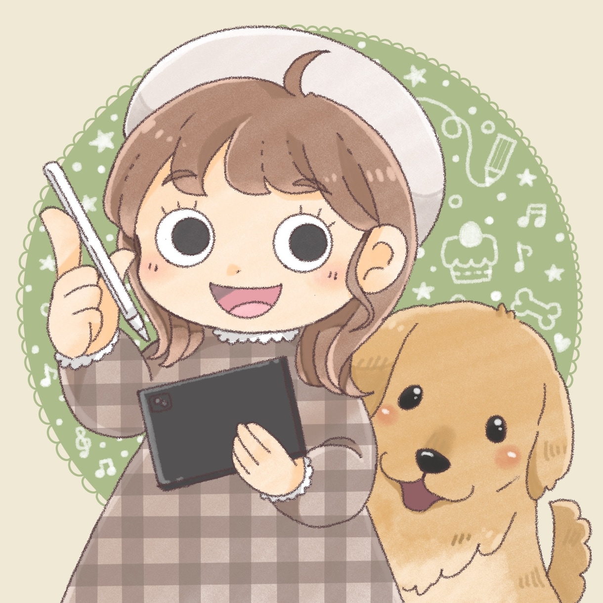 好感度UP♡ふんわり可愛いアイコンお描きします SNS、ブログにおすすめ！暖かいふんわりタッチのイラスト イメージ5