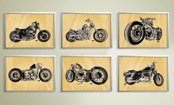 世界に１つだけ！あなたの愛車をデザイン製作します ご自分のバイクをインテリアに！お友達の愛車をお祝いに！ イメージ2