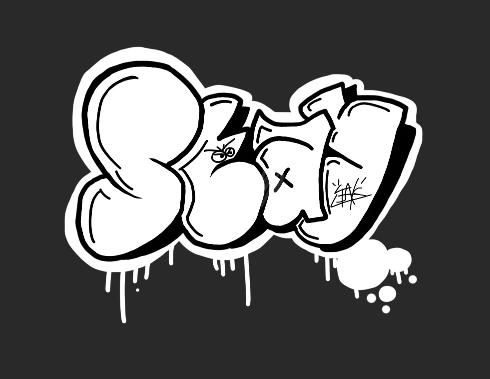 チームロゴやTシャツに！文字デザイン作成します グラフィティで描く、POPで個性的なデザイン イメージ10