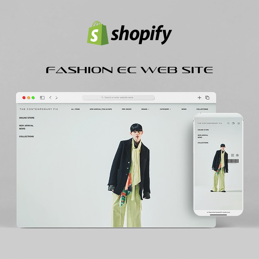 洗練されたECサイトをShopifyで制作致します 海外のようなスタイリッシュなECサイトを低価格で。 イメージ1