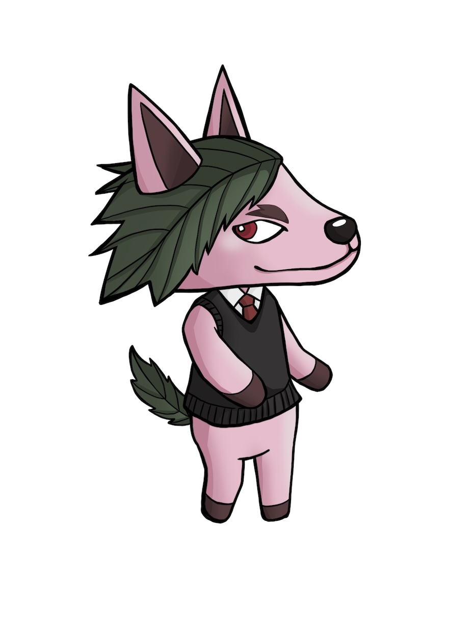 どうぶつの森風イラスト描きます どうぶつの森の住人のようなキャラクターを描きます イメージ4