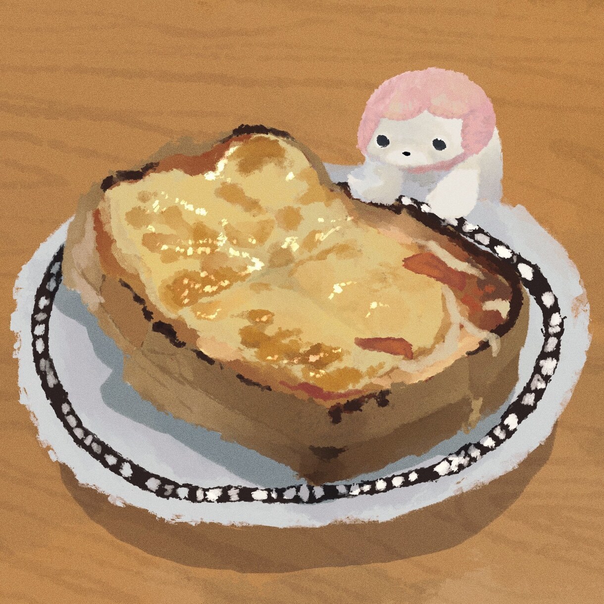 ぬい撮り写真の絵描きます お気に入りのぬい撮り写真を絵にしてみませんか? イメージ2