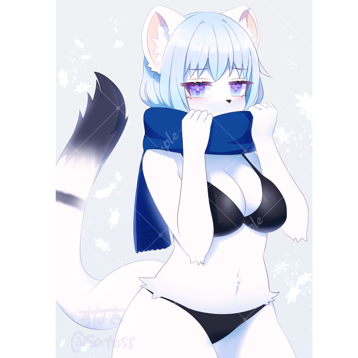 キャラクターの1枚絵・立ち絵・をお描きします ケモノ・獣人・人外も可能！ヘッダー・動画用のイラストにも！ イメージ3