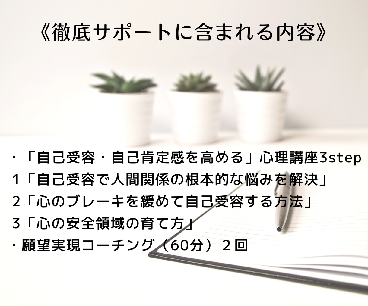 願望実現コーチング【未来創造】を徹底サポートします 人生の土台を徹底サポート「真の願望」叶えるマインドセット構築 イメージ2