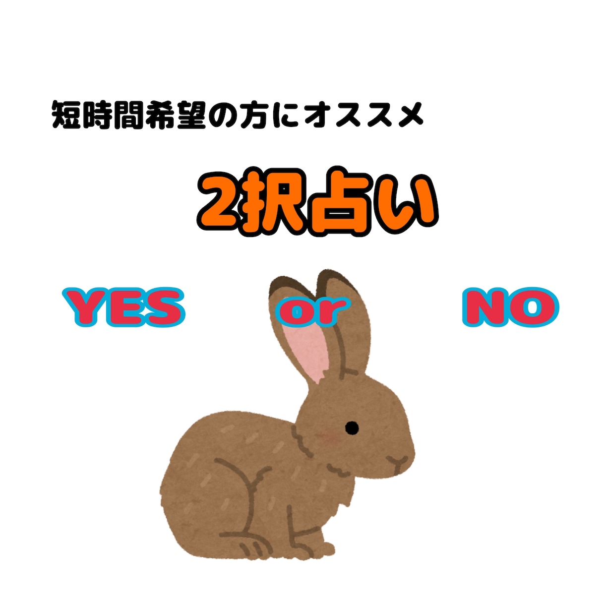 2択で悩んでいる方のサポートをします 短時間で占いたい方にオススメ！ イメージ1