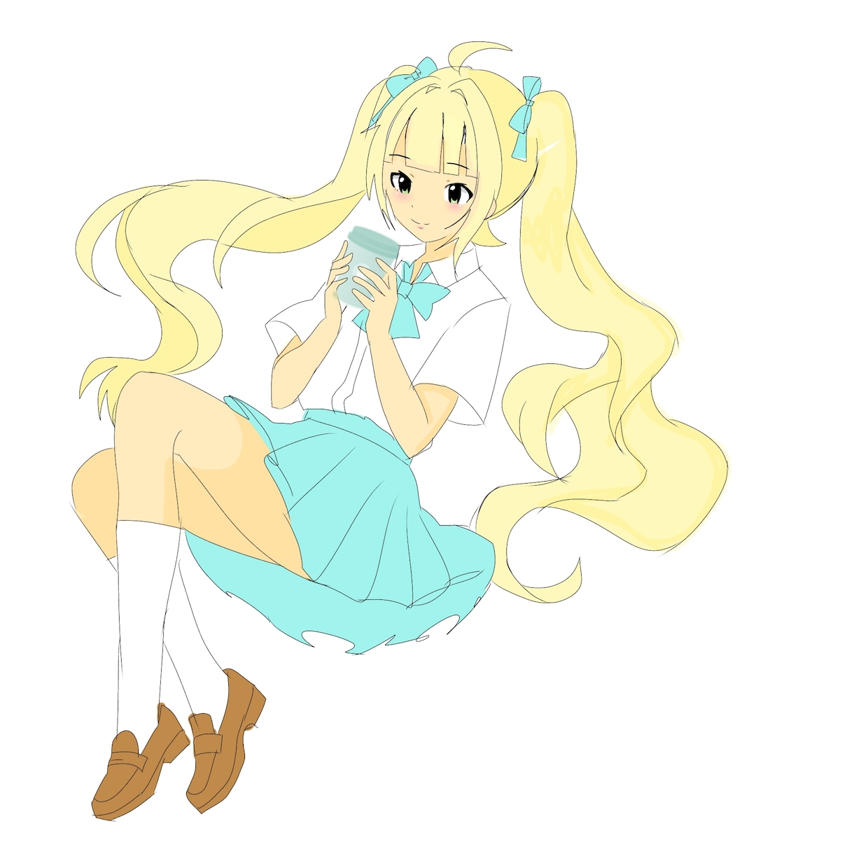 可愛い女の子のイラストを描きます 最短1日でラフをお送り致します イメージ1