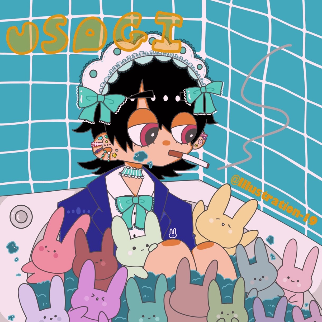 ポップでカートゥーン風の個性的なイラストを描きます 歌ってみた、動画サムネイル、表紙、アイコン、何でも描きます！ イメージ8
