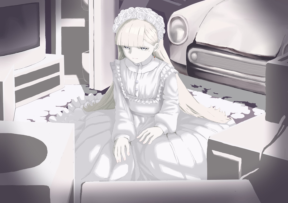 イラスト描きます ミステリアスな作品が得意ですが、その他様々な作風で描けます イメージ1