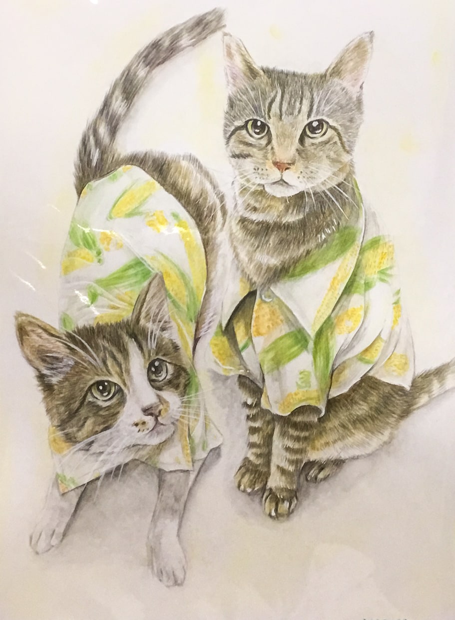アナログでペットや風景のイラストを描きます あなたの想い出の写真を絵にして残しませんか？ イメージ8