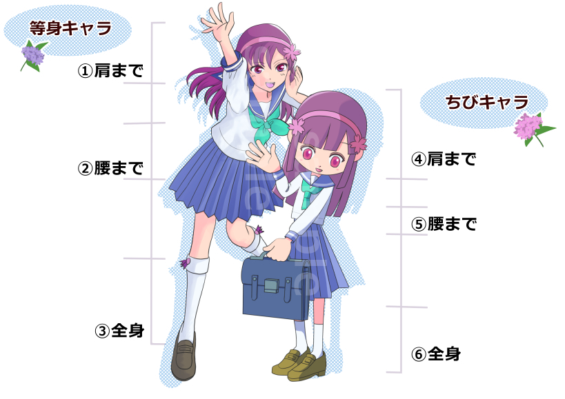 アイコン、ミニキャラ、立ち絵などイラスト描きます Youtube、Twitter、ブログなどのSNSにどうぞ イメージ3