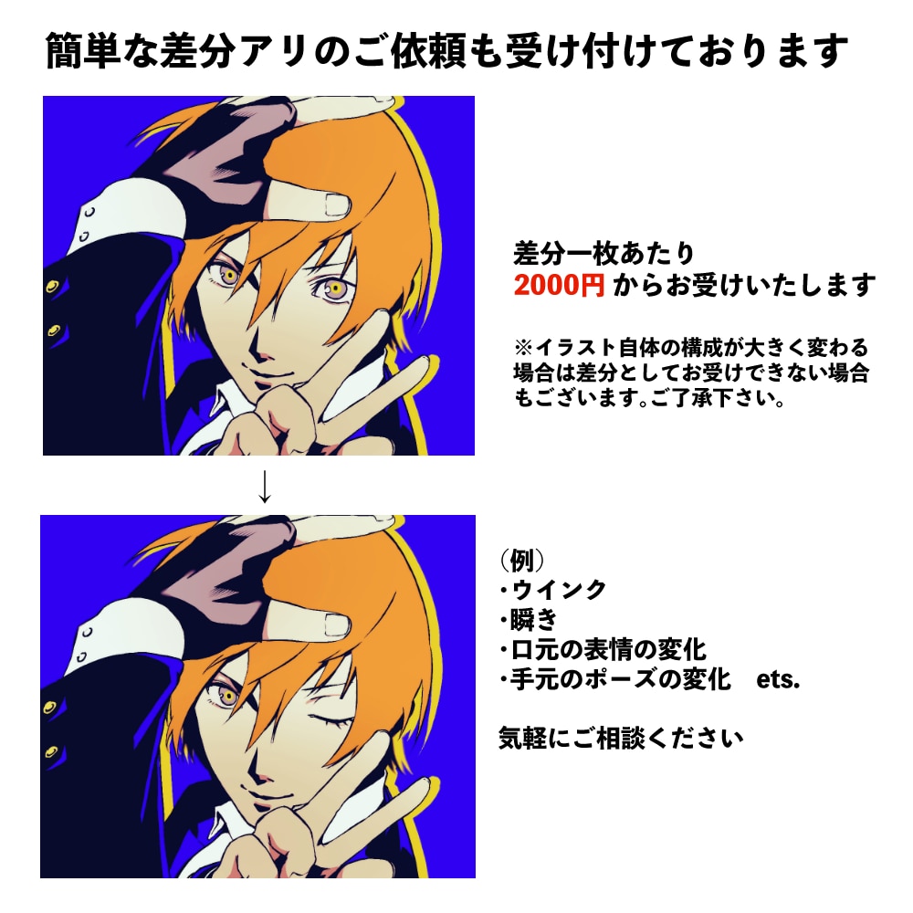 目を惹くキャッチーなカラーイラストを制作します 絵柄は問いません！納品後は著作権を譲渡致します。 イメージ2
