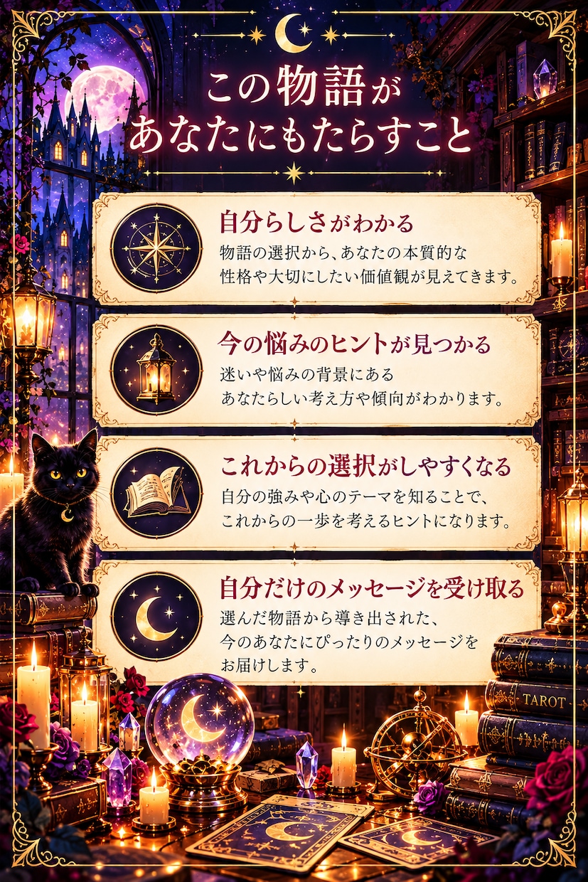 ハロウィン限定　あなたの隠れたモンスター占います 7つの質問でタイプ診断タロットであなたへのメッセージも！ イメージ4