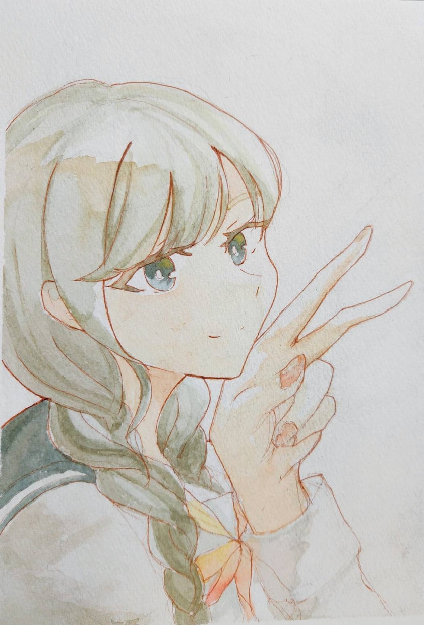 淡い透明水彩風のSNSアイコンを描きます 一点ずつ丁寧に透明水彩で手描きします。 イメージ3
