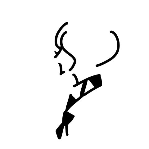 おしゃれでシンプル！あなたの横顔クールに描きます モノクロの線画好きなお客様に好評のイラストレーターが作成 イメージ10