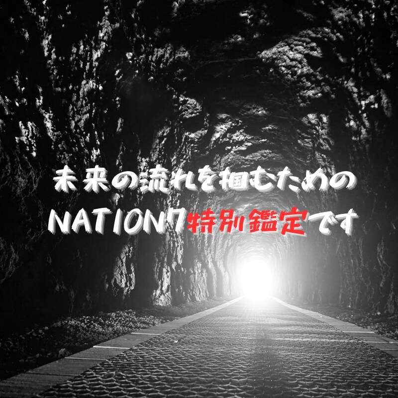 NATION7で金波・黒波で未来の流れを占います 未来の流れを掴むためのNATION7特別鑑定です イメージ1