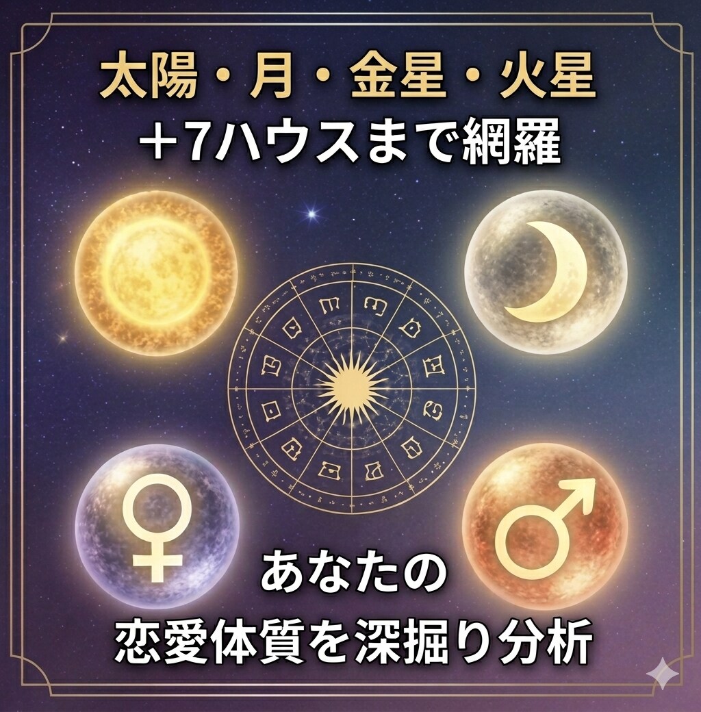 本命鑑定 | 結婚に向いているお相手の特徴占います 西洋占星術｜相性の良い相手の性格・タイプがわかる イメージ6