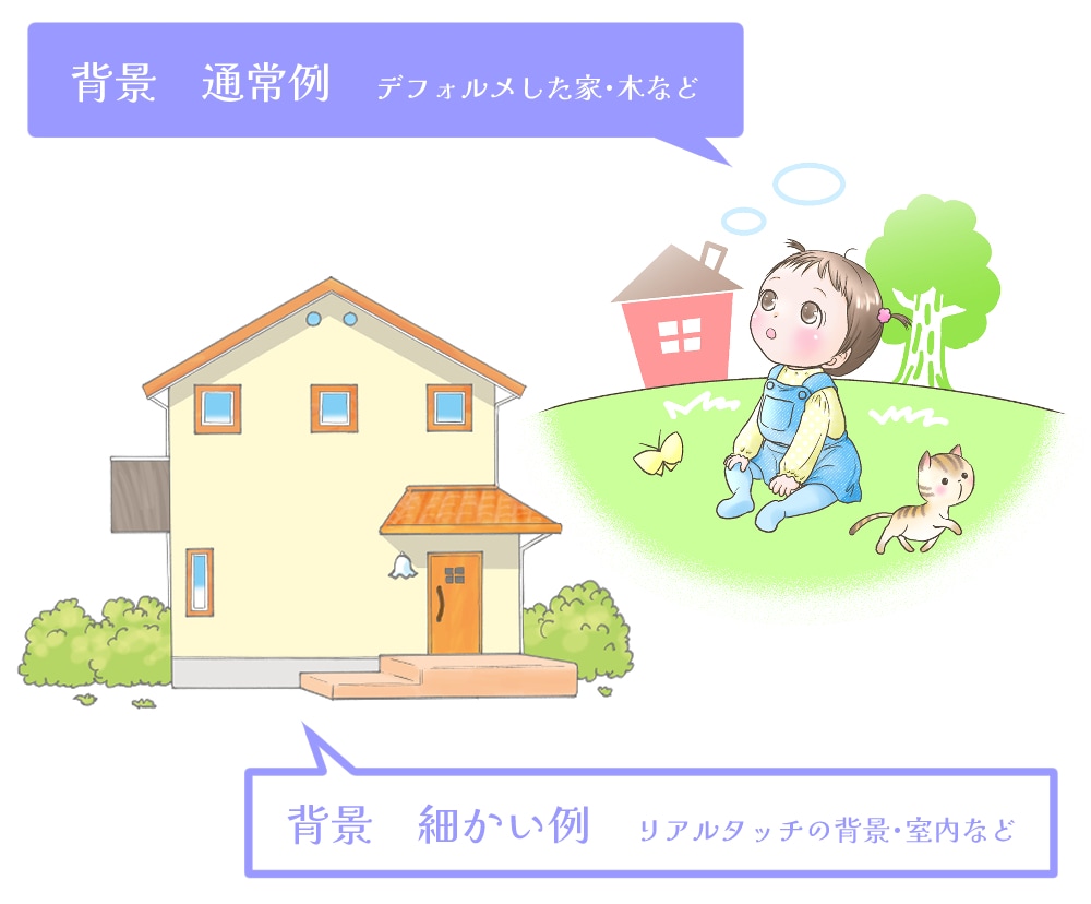 子どもならおまかせ！優しい人物のイラスト描きます 育児書イラスト、児童書挿し絵、子供向け教材など★商用利用可 イメージ9