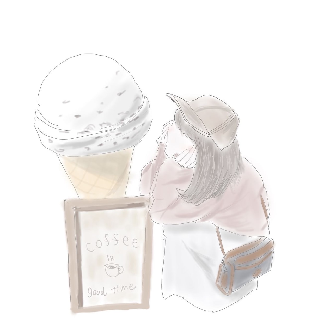 お気に入りの写真をおしゃれなイラストにします 優しい色味のイラストをお届けします イメージ2
