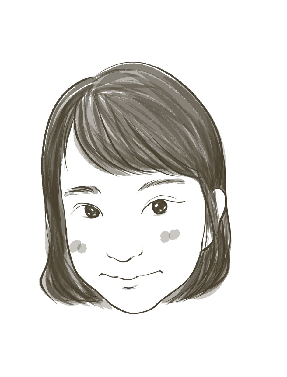 似顔絵アイコン作成します モノクロのみ、カラーのご相談受付ます。 イメージ1